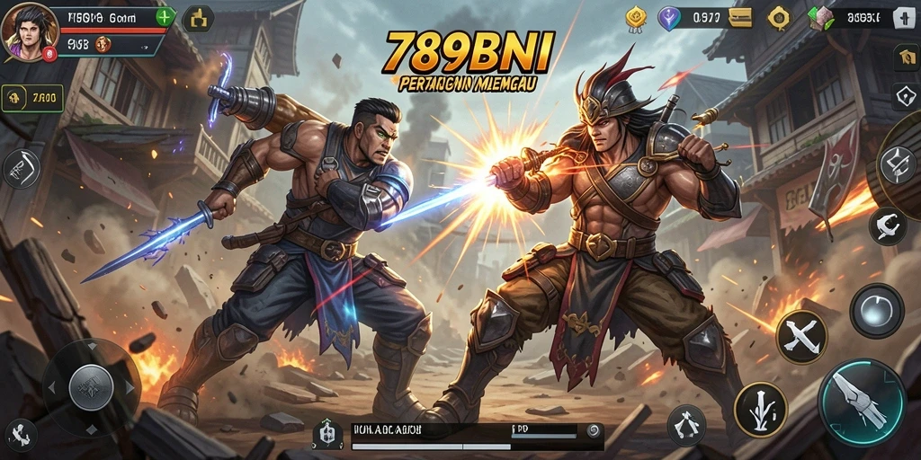 Screenshot gameplay 789BNI menampilkan aksi seru dan karakter yang beragam.