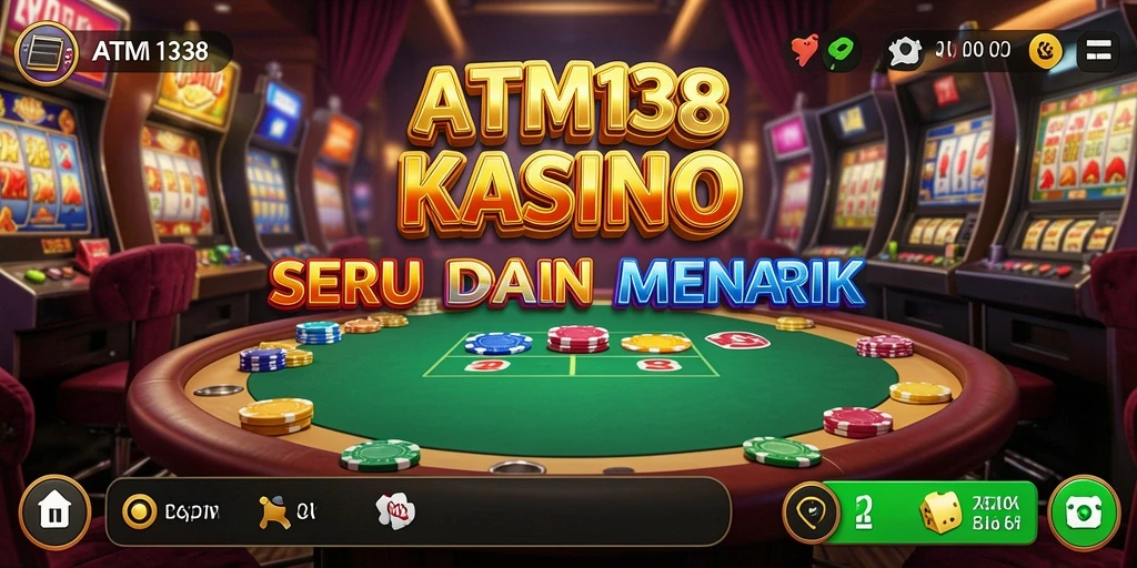 Screenshot gameplay <strong>ATM138</strong> menampilkan aksi kasino yang menarik dan mendebarkan.
