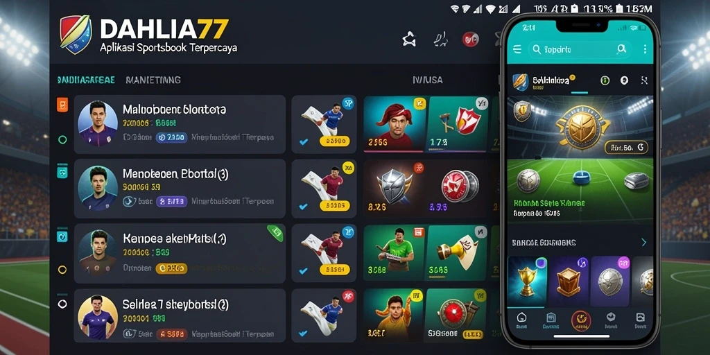 Tampilan screenshot DAHLIA77 menampilkan antarmuka taruhan olahraga yang menarik.
