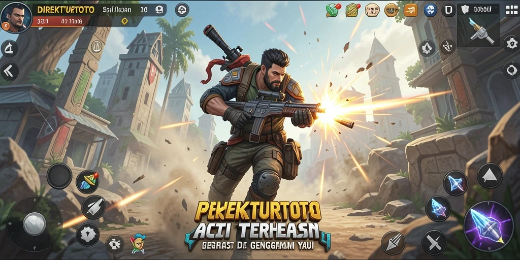 Tampilan gameplay seru dalam DIREKTURTOTO yang penuh aksi.