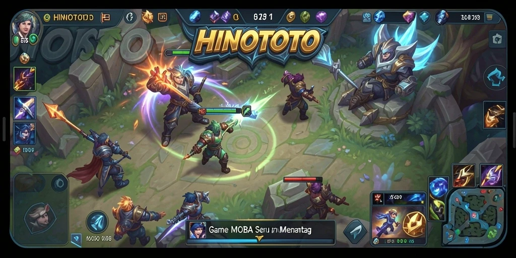 Tangkapan layar gameplay HINOTOTO yang intens dan seru.