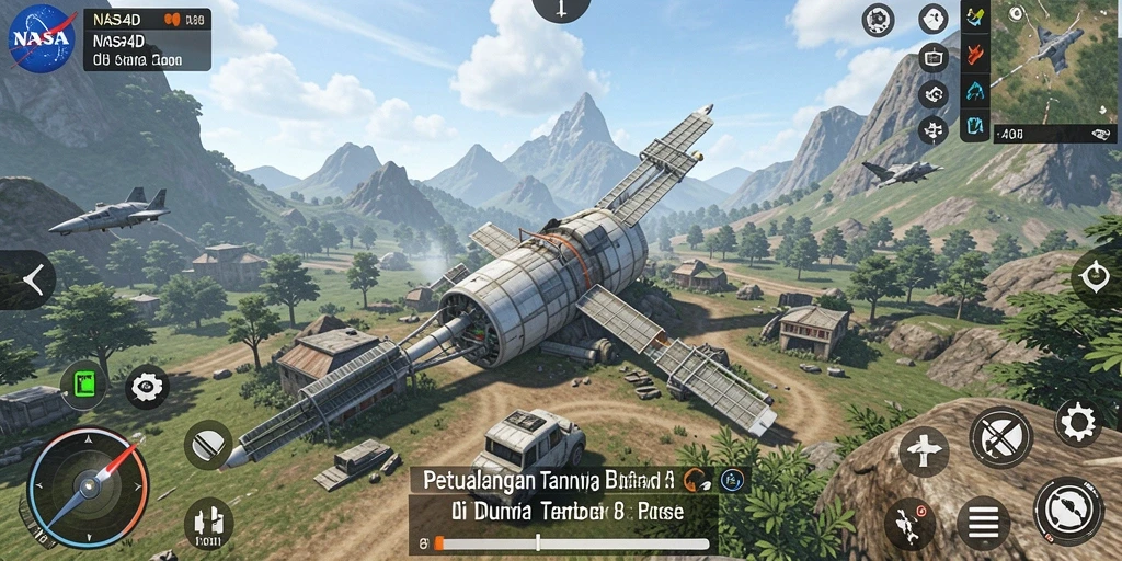 Gameplay Open World di NASA4D yang menakjubkan dan mendalam.