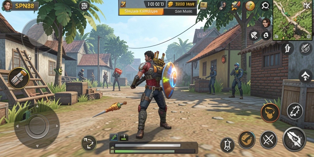 Tampilan gameplay menarik dalam SPN88 dengan grafis yang menawan.