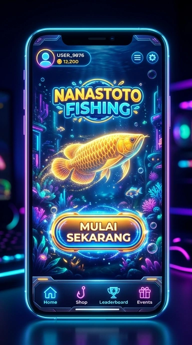 Tampilan antarmuka pengguna nanastoto yang intuitif.
